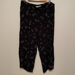 Vintage Take Two Wide Leg Boho Flowy Pants